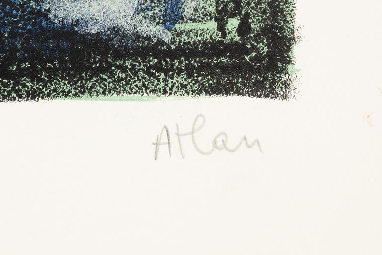 Jean-Michel Atlan, color lithograph, signed and numbered 23/100.