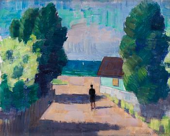 351. Johan Johansson, View against the sea.