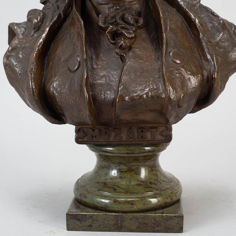 S. ALLEGRO, skulptur, brons, signerad.