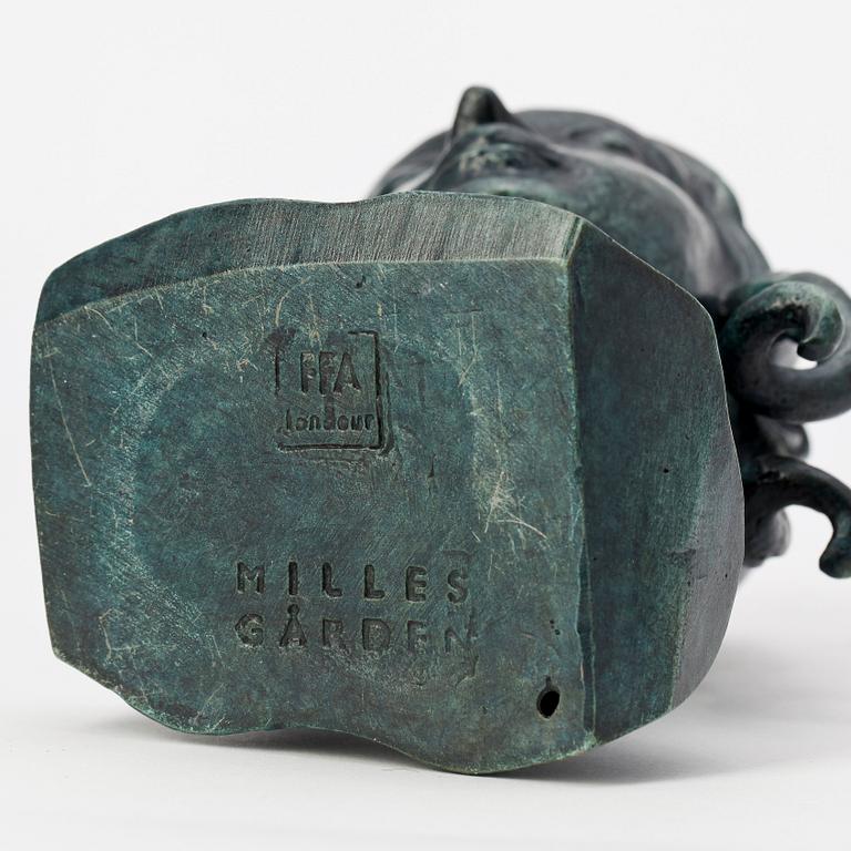 SKULPTUR, efter Carl Milles, brons, 2000-tal.