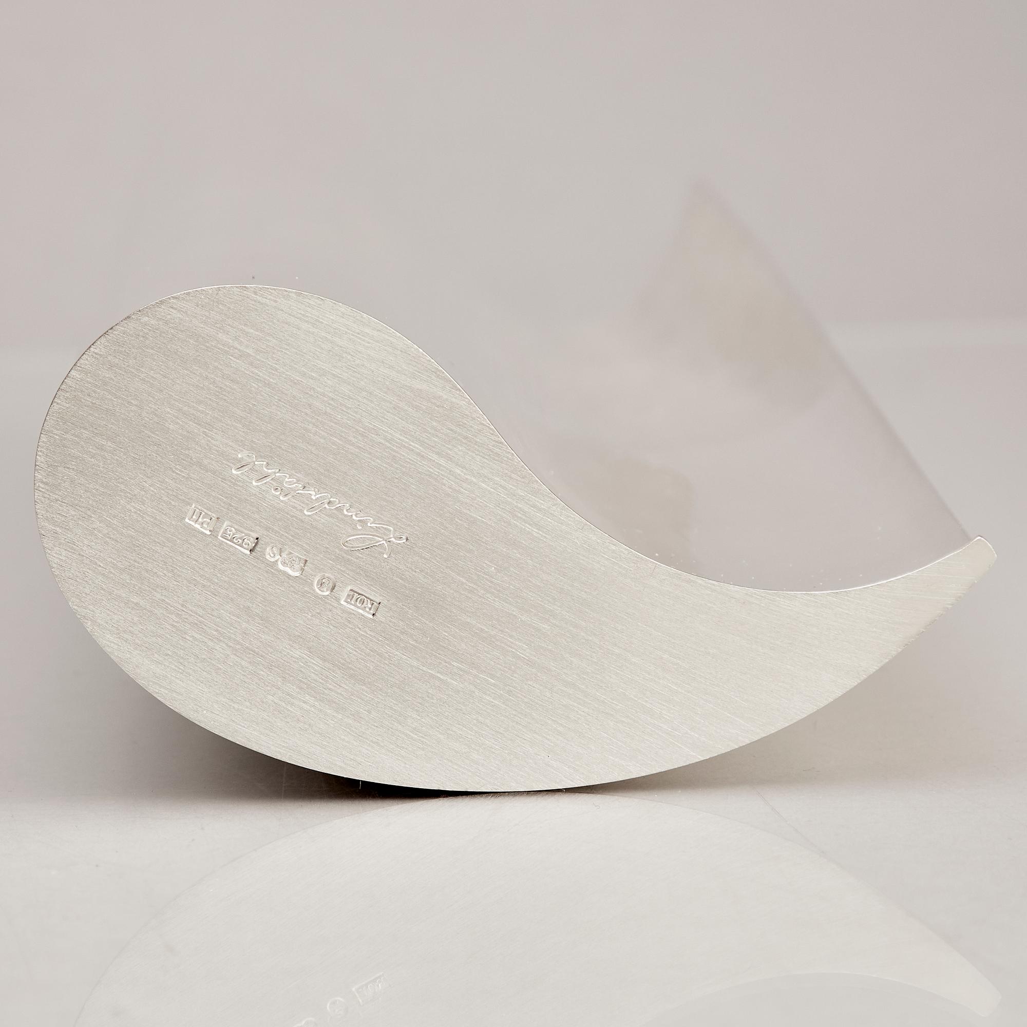 A sterling silver vase, mark of Rolf Lindståhl, Stockholm 2013.