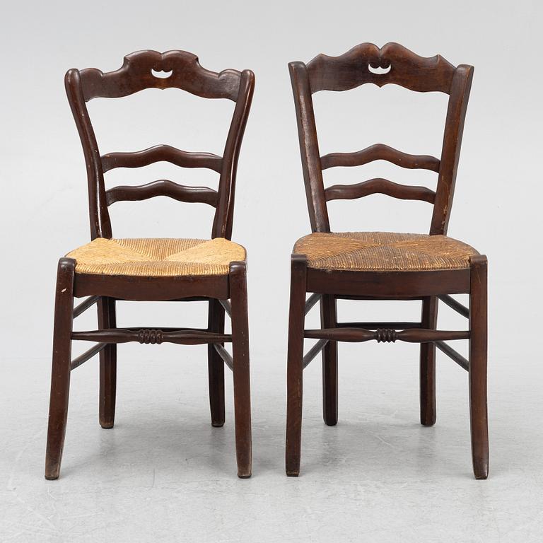 Eight Chairs, France, 20th Century.