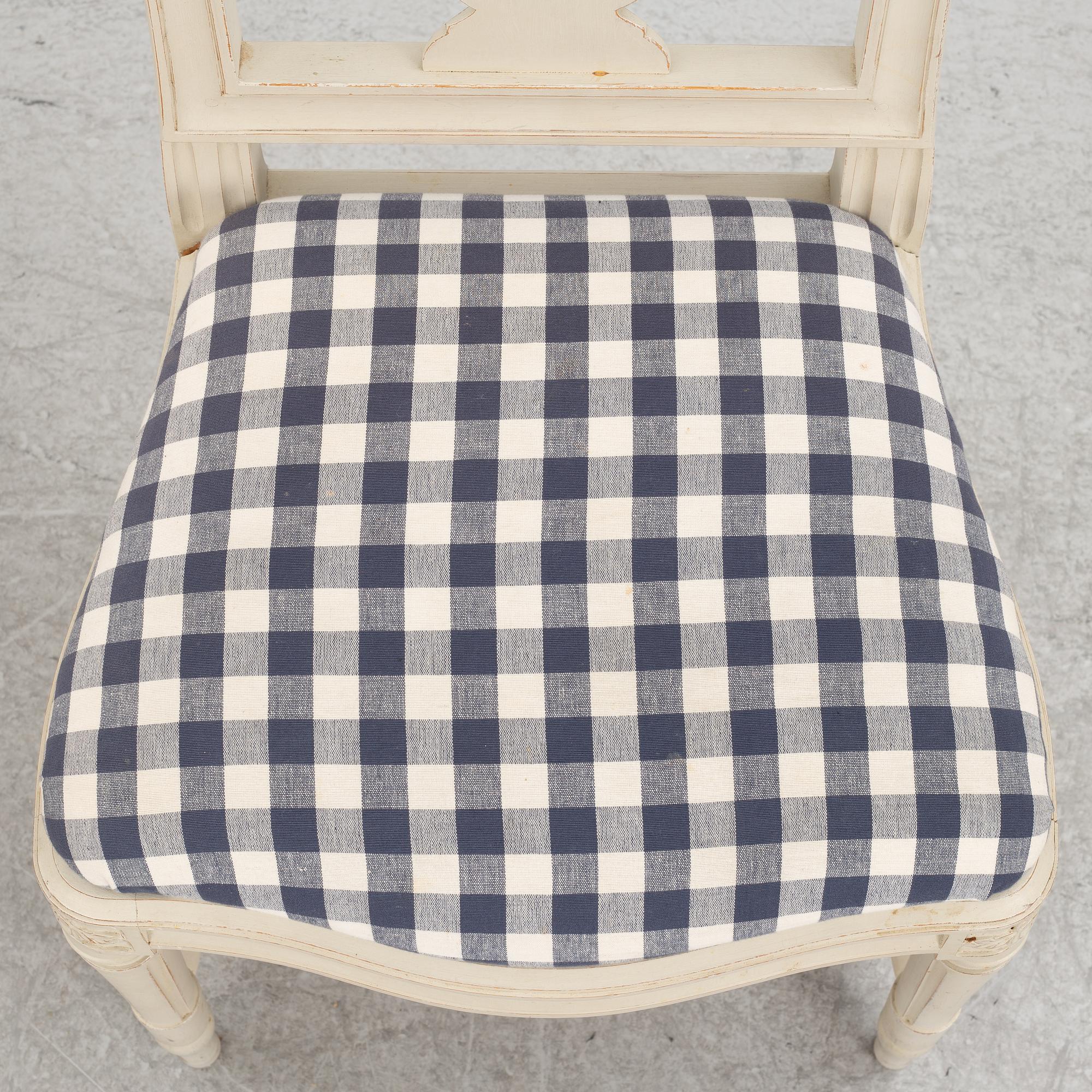 Twelve "Hallunda" chaira from IKEA's 18th century series, 1990's.