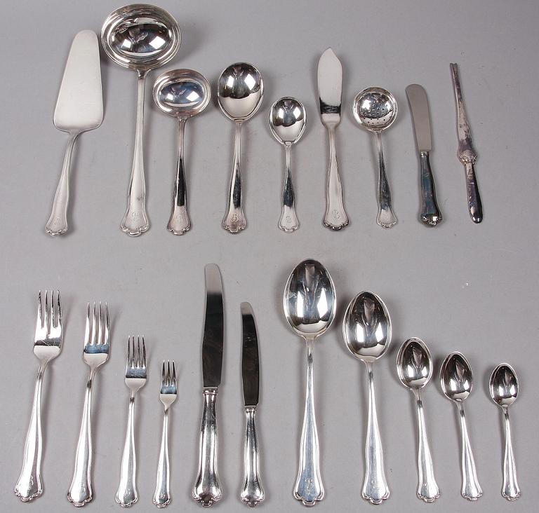 BESTICKSERVIS, 175 delar silver, i schatull.