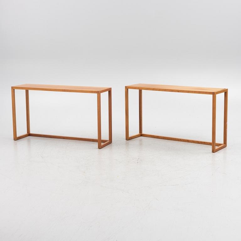 A pair of contemporary side tables from Karl Adnersson och söner.