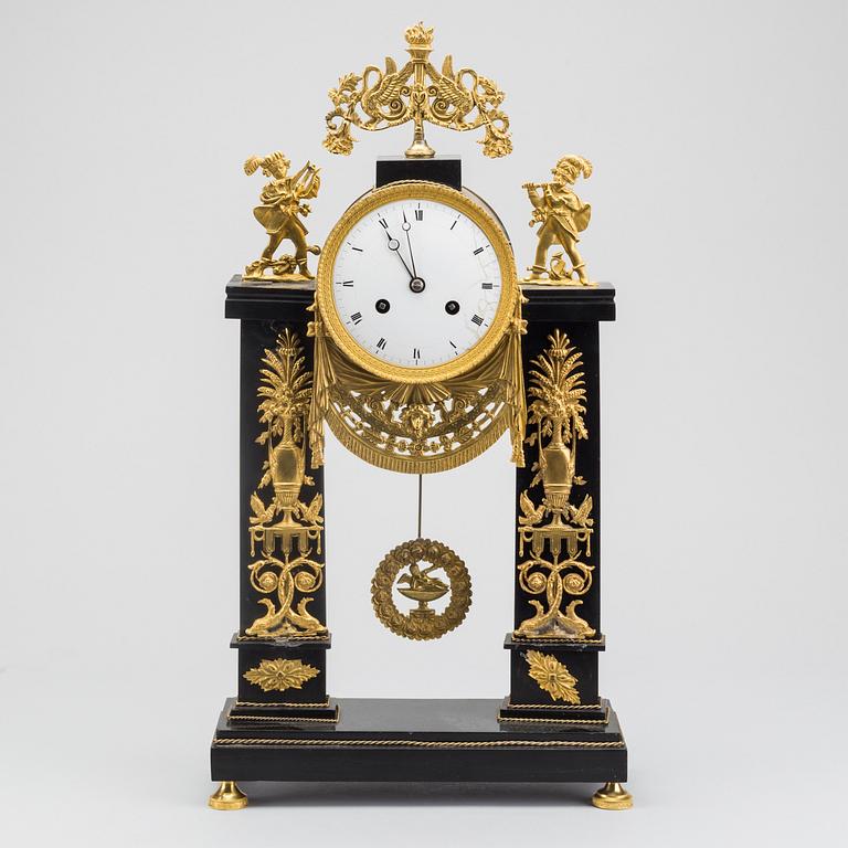 A mantle clock France, 19th century,