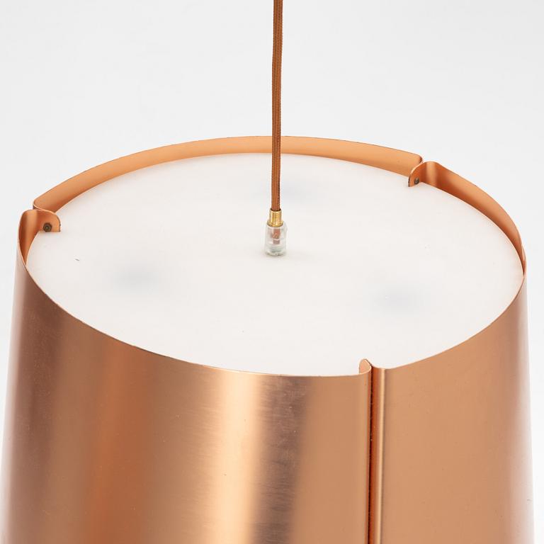 Jonas Lindvall, a model 'W1 24 Large' copper ceiling light, Wästberg.