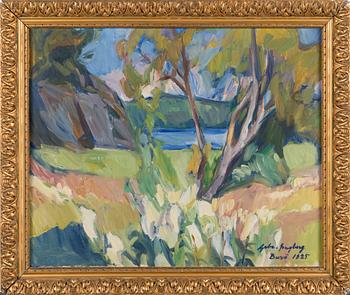 Gabriel Engberg, oil on canvas, signed and dated-25.