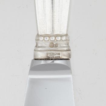 Johan Rohde, a sterling silver cutlery set, 'Konge/Acorn', Georg Jensen, Denmark, after 1945 (63 pieces).