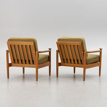 Armchairs, a pair, second half of the 20th century.