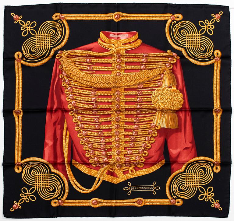 HERMÈS, scarf, 'Brandebourgs'.