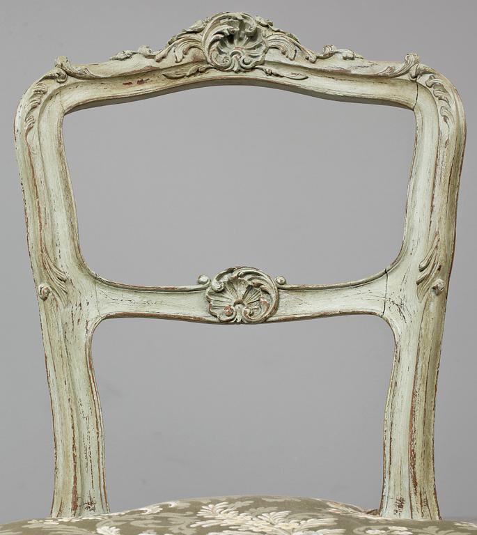 STOLAR, ett par, Louis XV-stil, 1800-talets andra hälft.