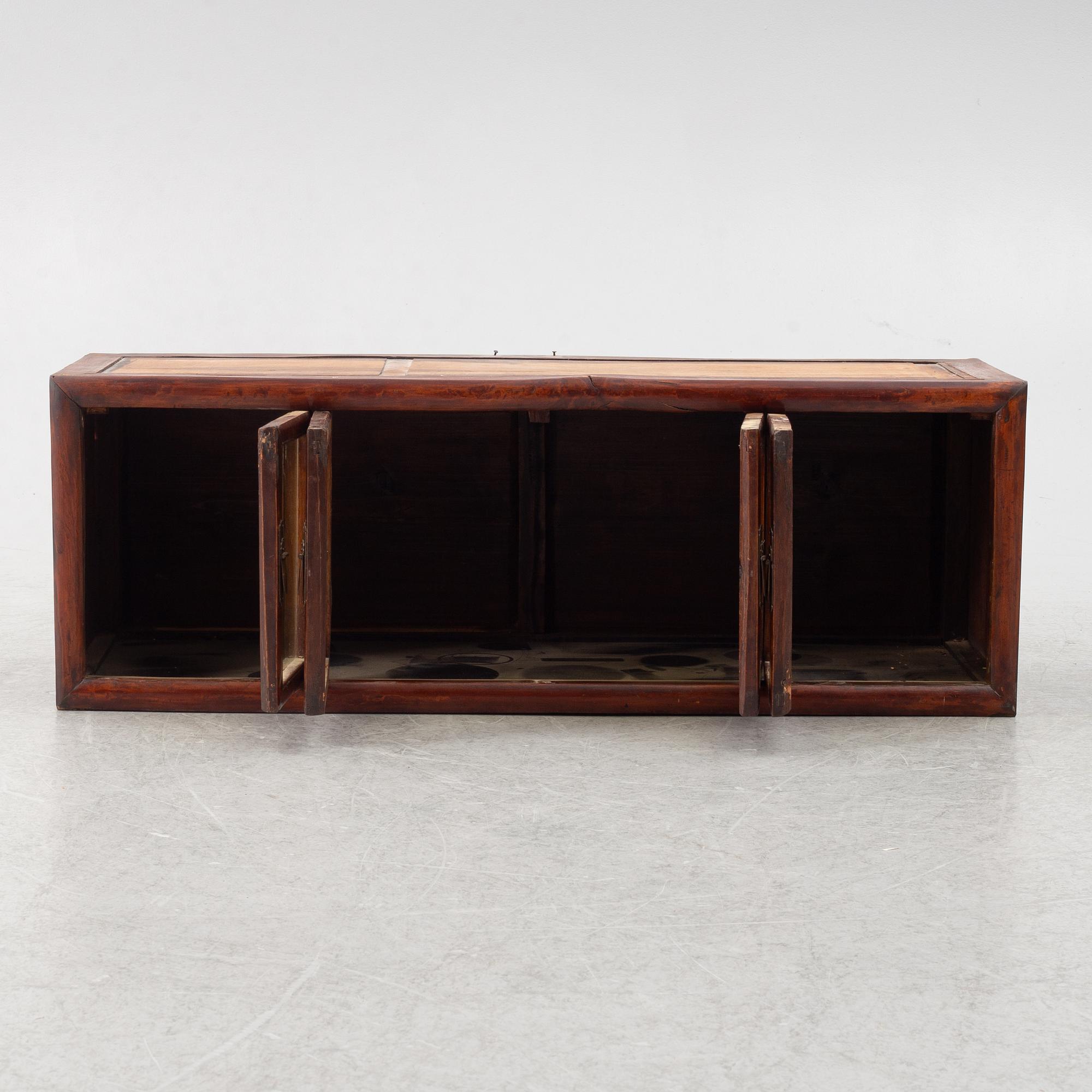 Overcupboard/display cabinet, China, 20th century.