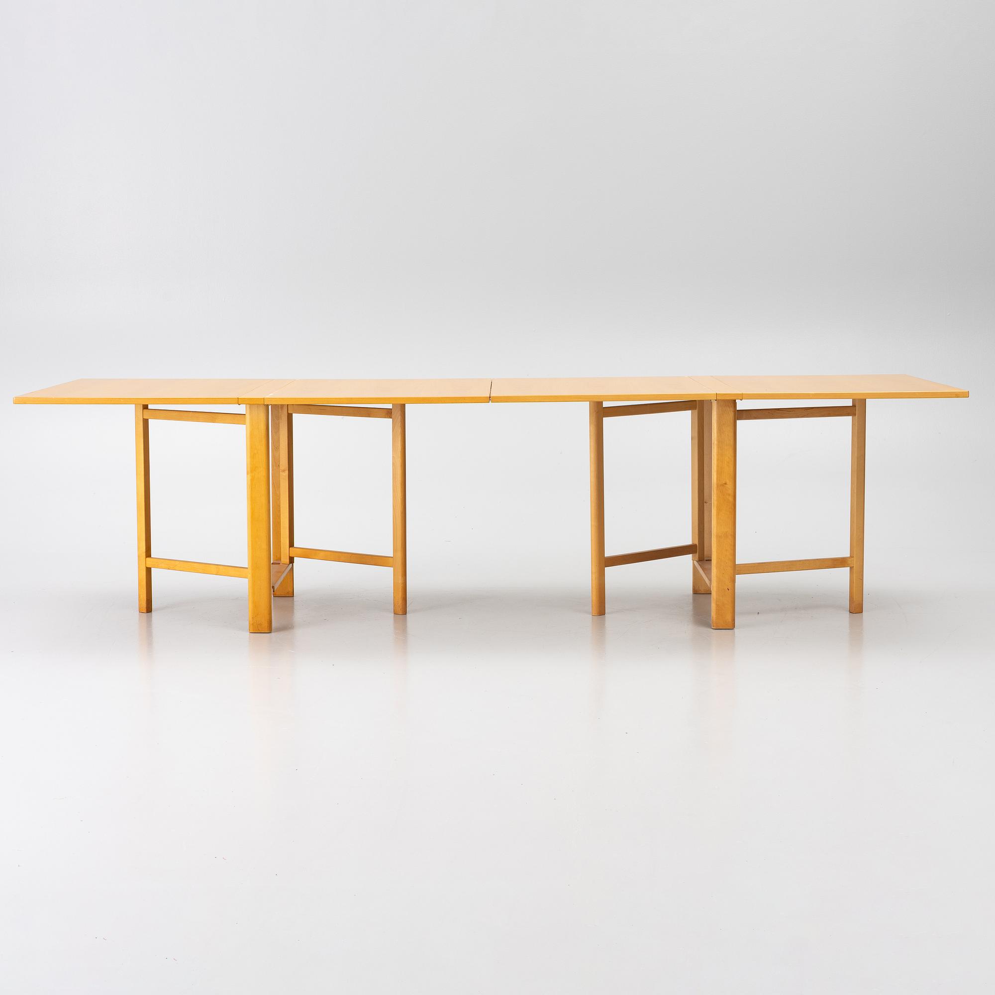 Bruno Mathsson, “Maria Flap” drop-leaf table, Mathsson International.
