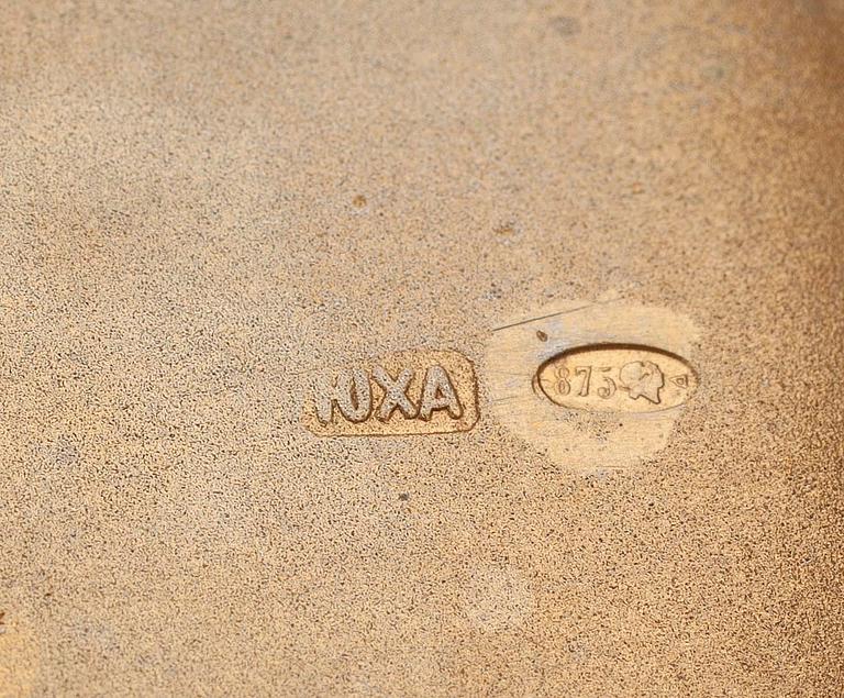 CIGARETTETUI, silver, Sovjet, 1900-talets första hälft. Vikt 194 g.