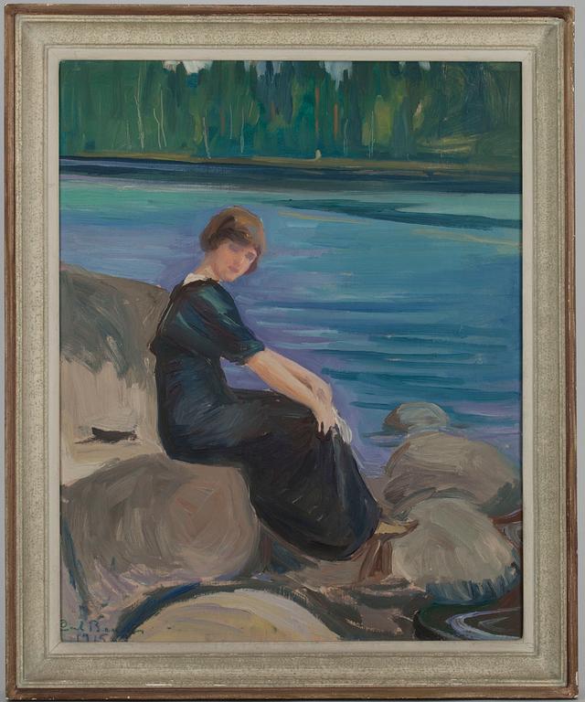 CARL BENGTS, olja på pannå, signerad och daterad 1915.