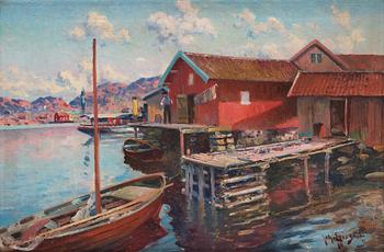 623. Johan Ericson, Fishing village in Bohuslän.