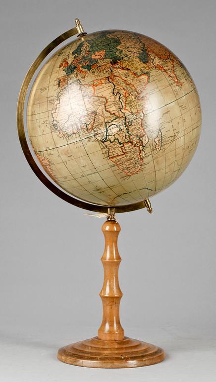 JORDGLOB, Prof dr Krauses Handels och samfärdsglob, 1900-talets första hälft.