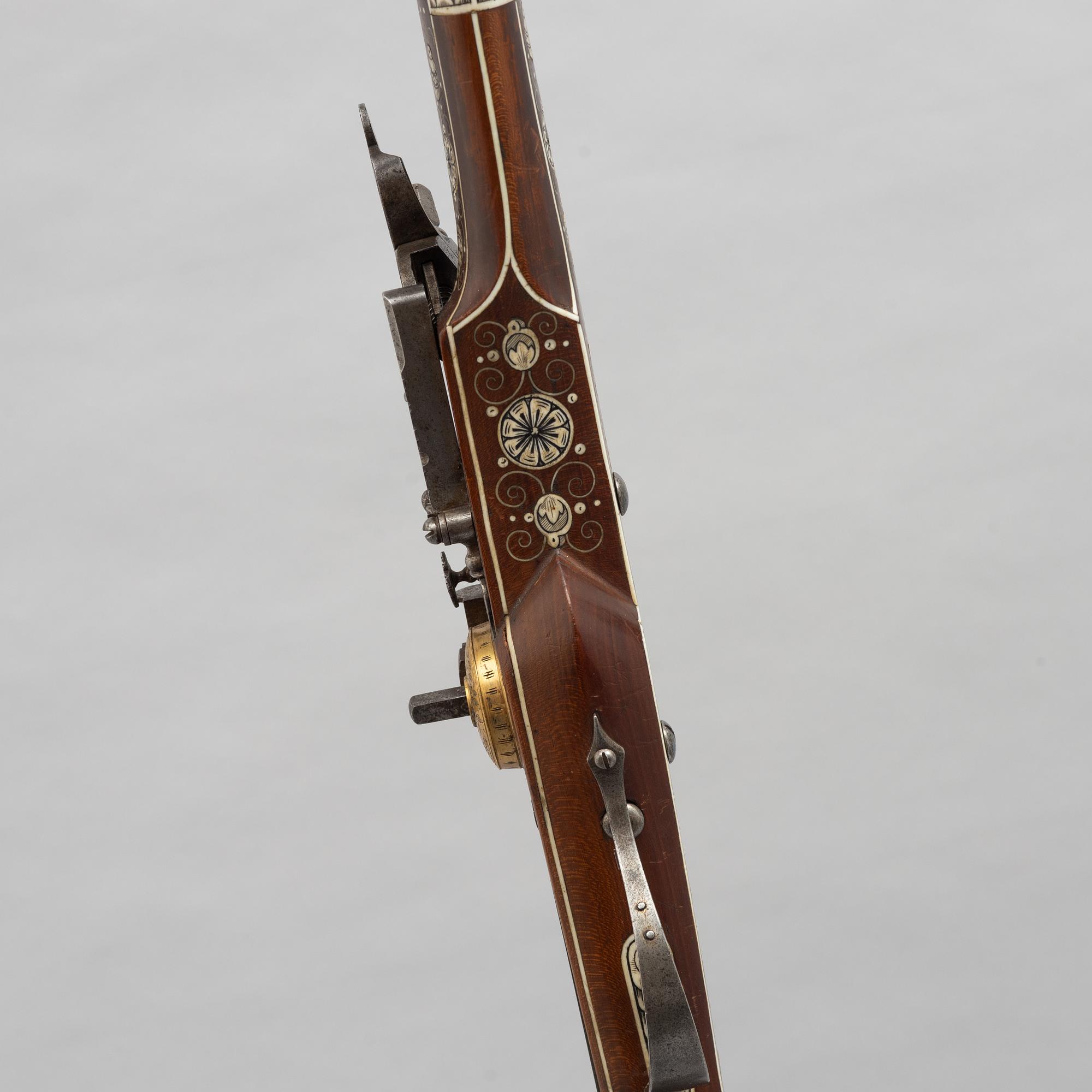 Hjullåspistol, 1600-talets början, Sachsen.