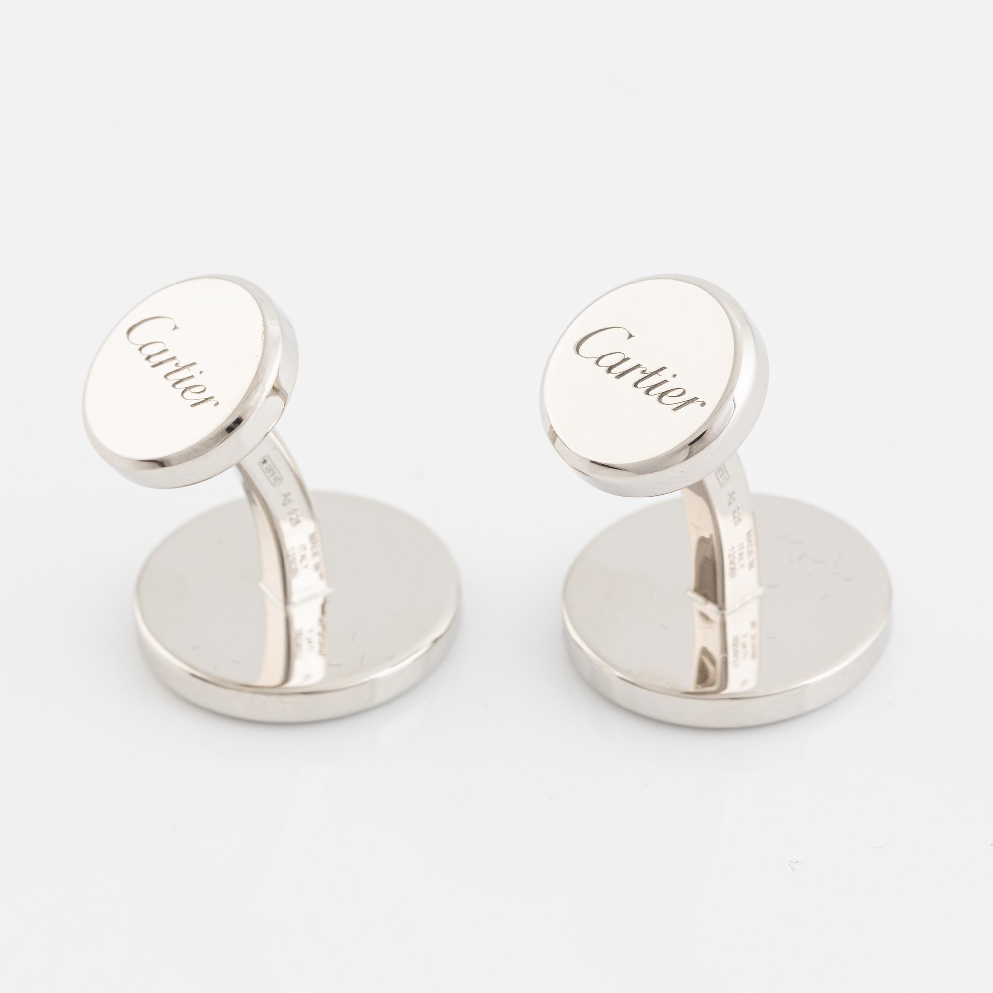 Cartier, cufflinks, 16 mm.