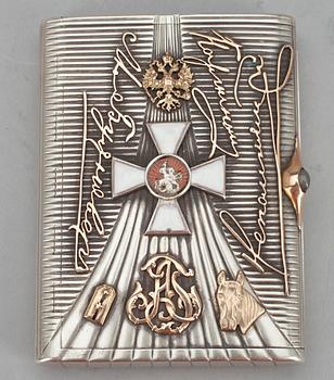 SAVUKEKOTELO, hopeaa, Venäjä, 1900-luvun alku. Paino 191 g.