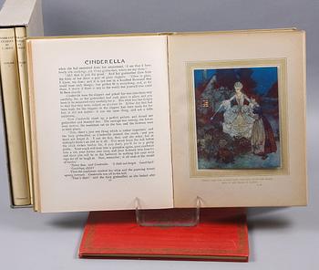 PARTI BÖCKER, 9 st, bla "Rembrandt`s etchings" vol I-II, 1952.