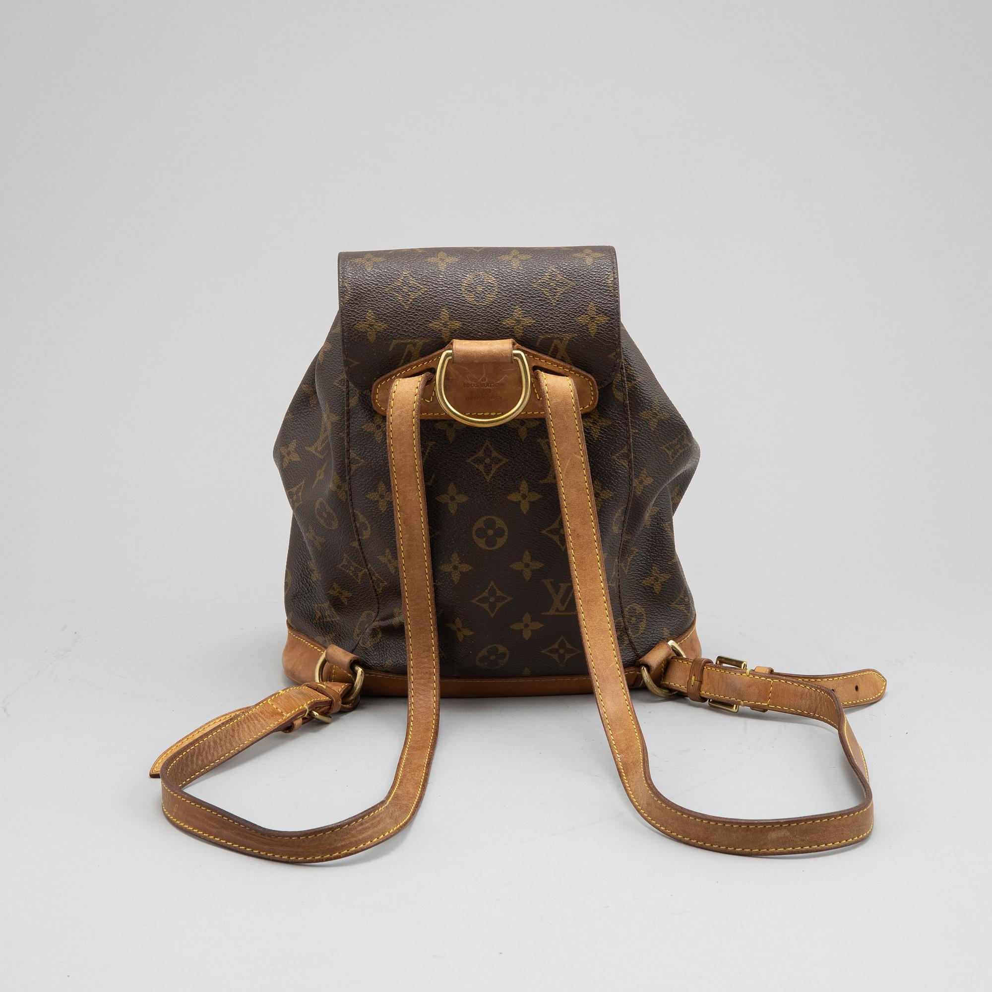 Louis Vuitton, a monogram canvas 'Montsouris' backpack.