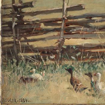 Nils Kreuger, "Ankmarsch" (Ducks on the go).