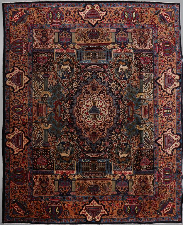 MATTA, Kashmar, modern tillverkning, signerad, 390 x 290 cm.