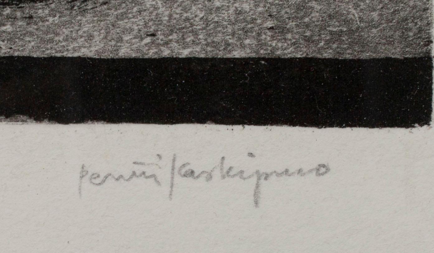 PENTTI KASKIPURO, torrnål och akvatinta, signerad och numrerad 31/100.