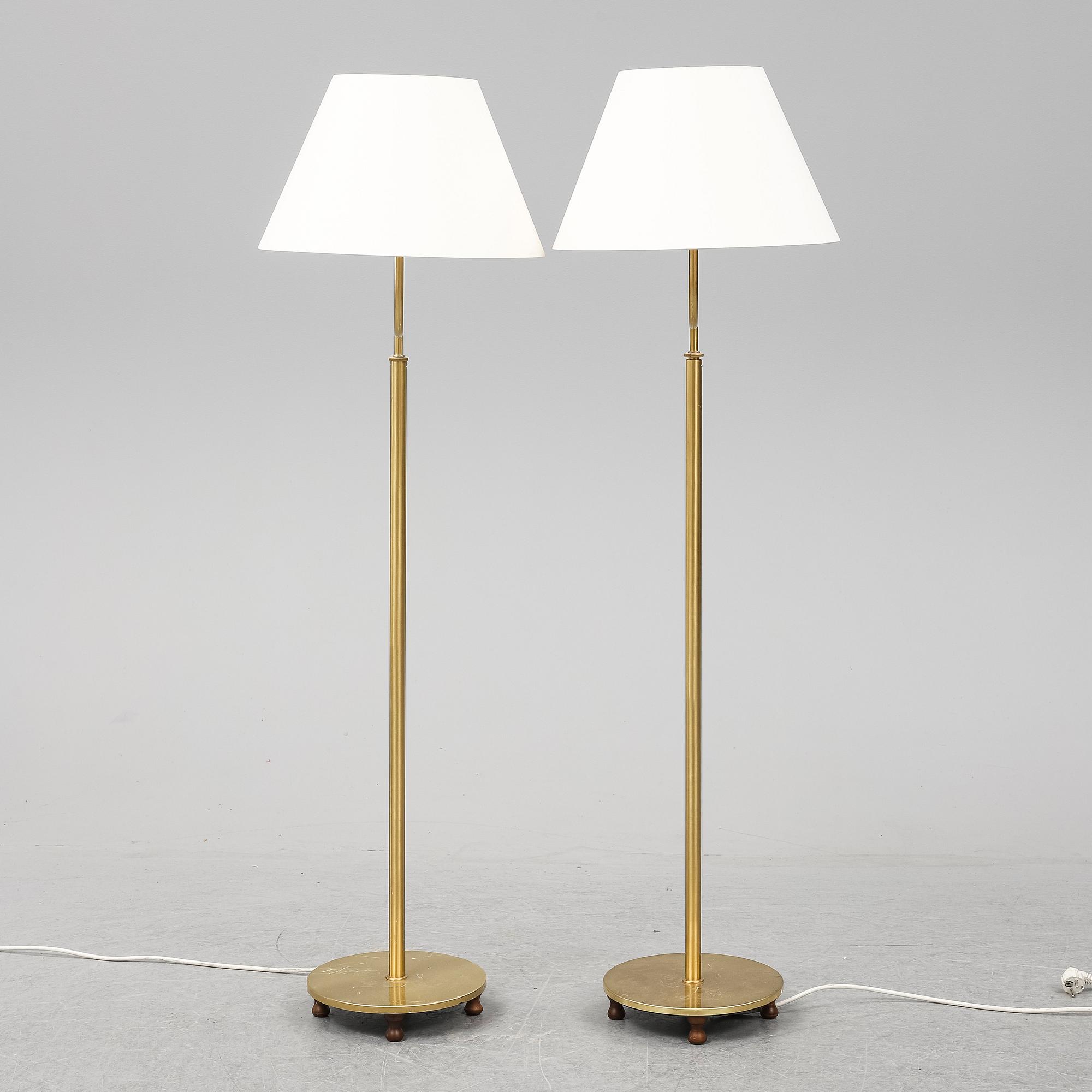 JOSEF FRANK, a pair of 2569 floor light, Firma Svenskt Tenn.