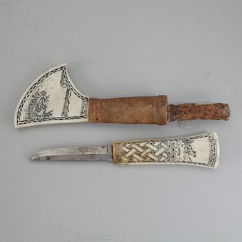 SAMEKNIV, signerad M.H, daterad 1952.