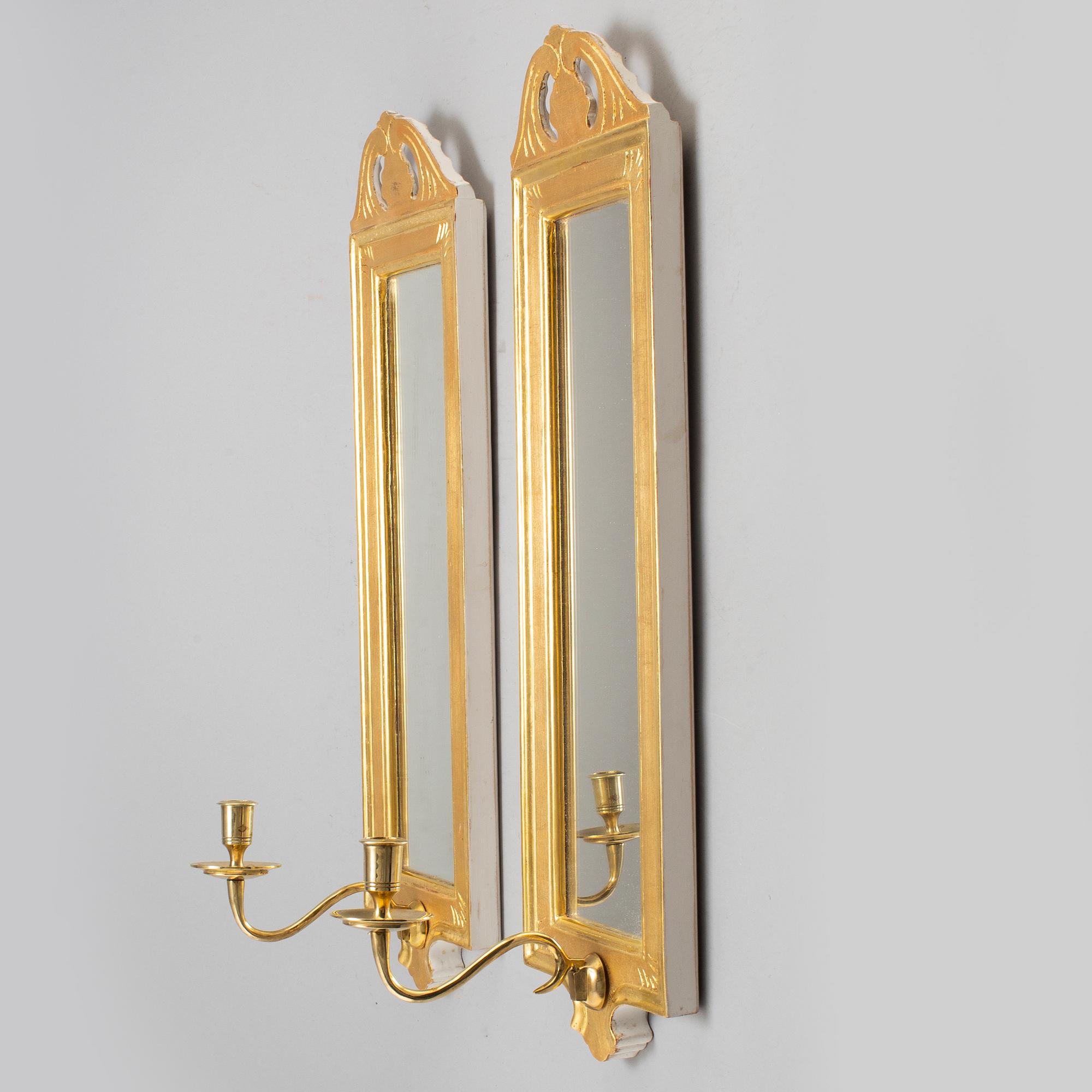 LAMPETTER, ett par, "Regnaholm", Ikea, ur Ikeas 1700-talsserie, 1990-tal.