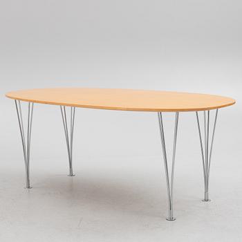 Bruno Mathsson & Piet Hein, a "Superellips" dining table, Bruno Mathsson International, Sweden.