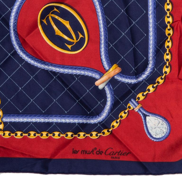 2 Cartier scarves.