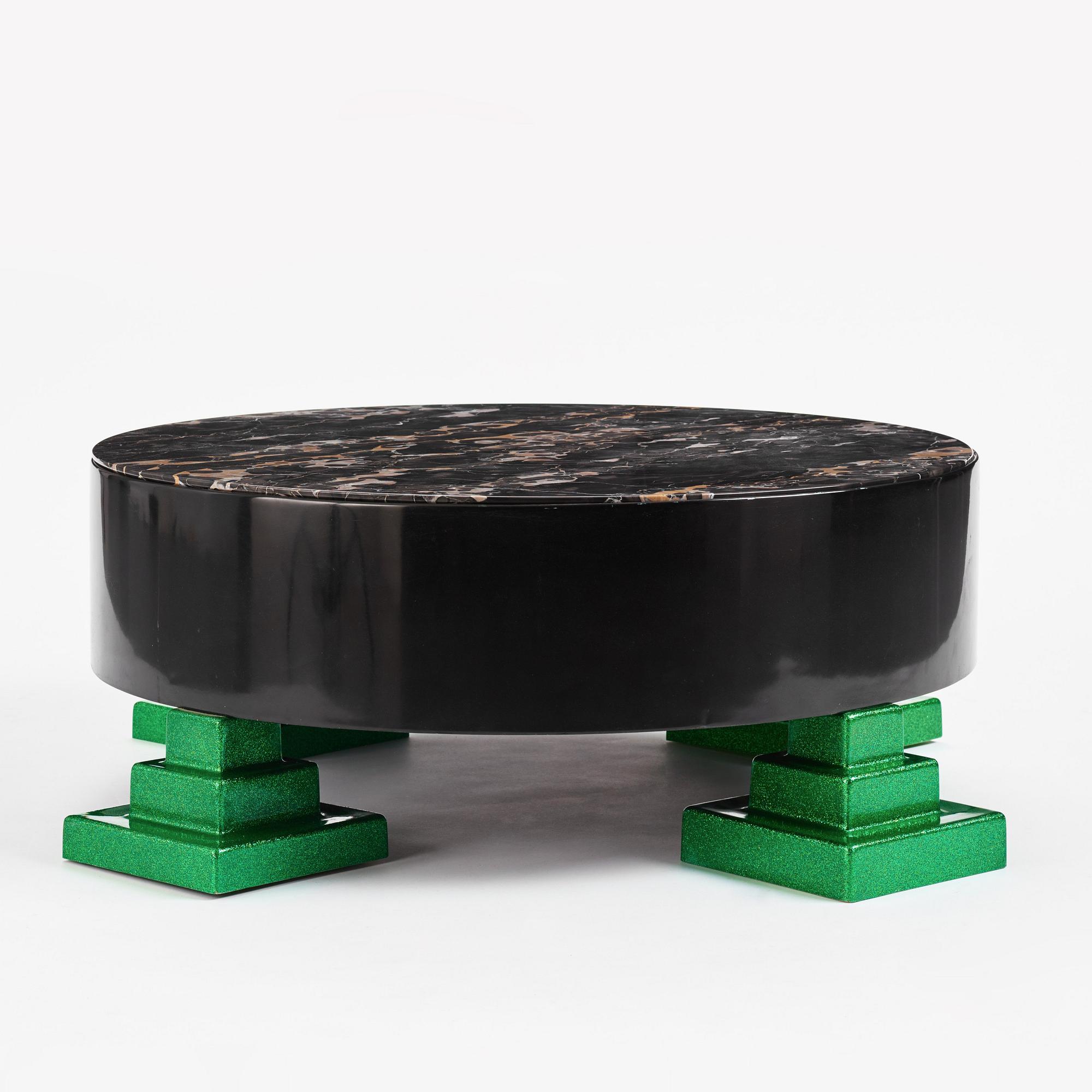 Ettore Sottsass, a "Park Lane" coffee table, Memphis, Italy, post 1983.