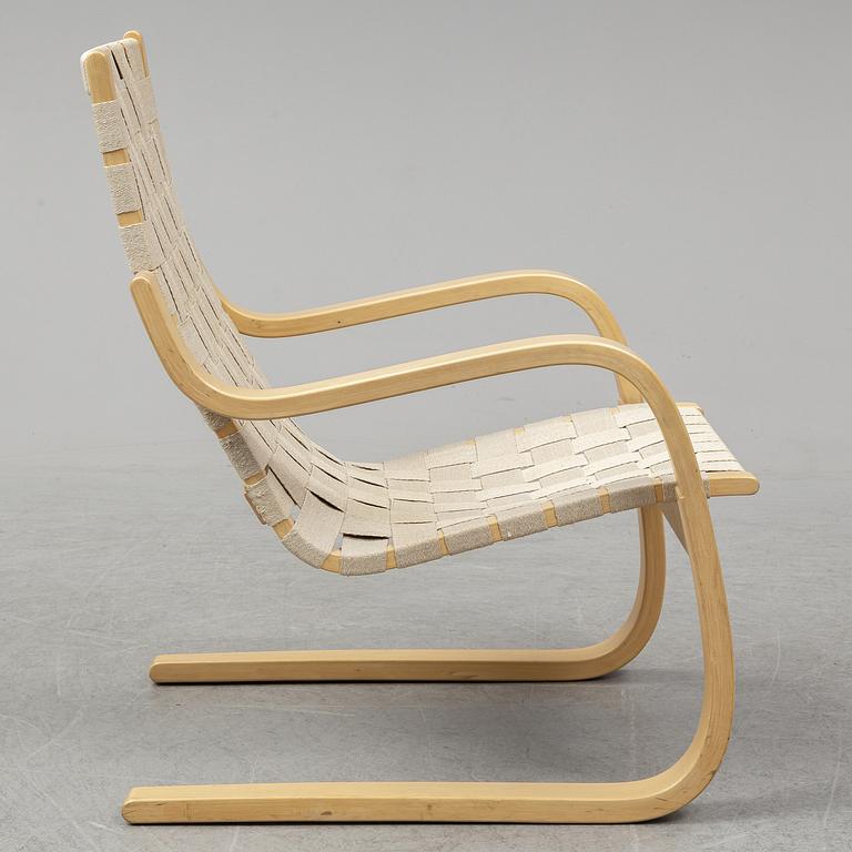 ALVAR AALTO, a model 406 armchair, Artek, Finland, late 20th Century.