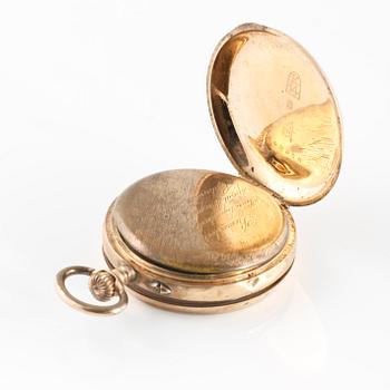 FICKUR, 14 k guld, Rementoir, 1900-talets första hälft. Vikt 30 g.