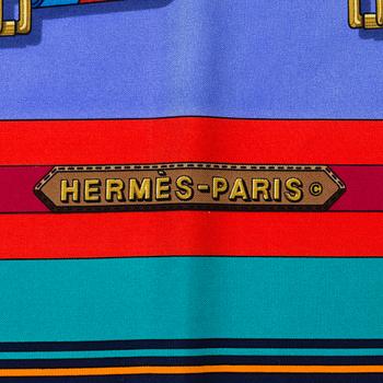 HERMÈS, a 'Sagles' silk scarf.