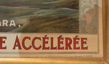 Albert Sebille, a lithographic poster, Ste. Gle. d'Impression, Paris, France, cirac 1910.