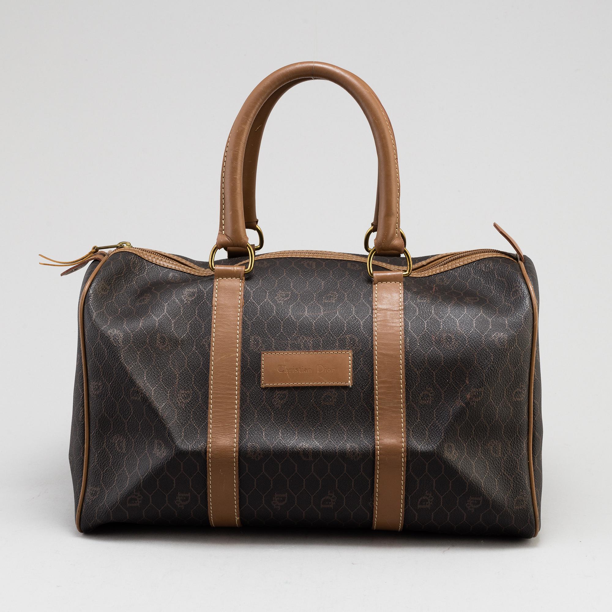 CHRISTIAN DIOR, a monogram canvas bag.
