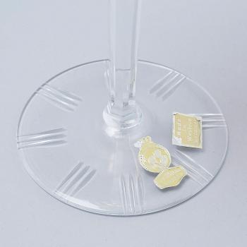 13 bohemian style wine glasses, 20th century.