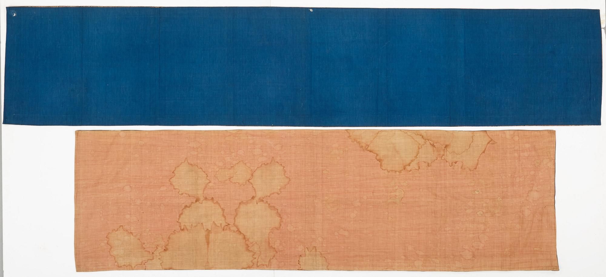 PARTI TEXTILIER, broderat siden. Qing dynastin.