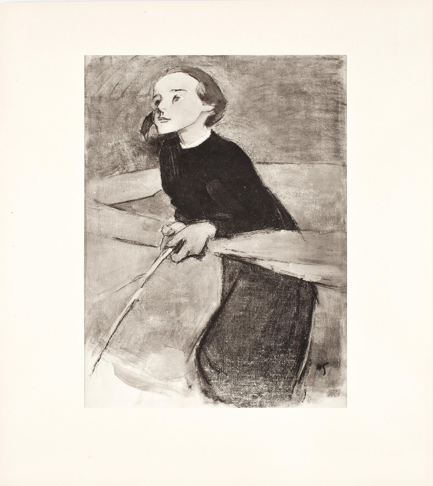 HELENE SCHJERFBECK, mapp med reproduktioner, tryck, 48 st.