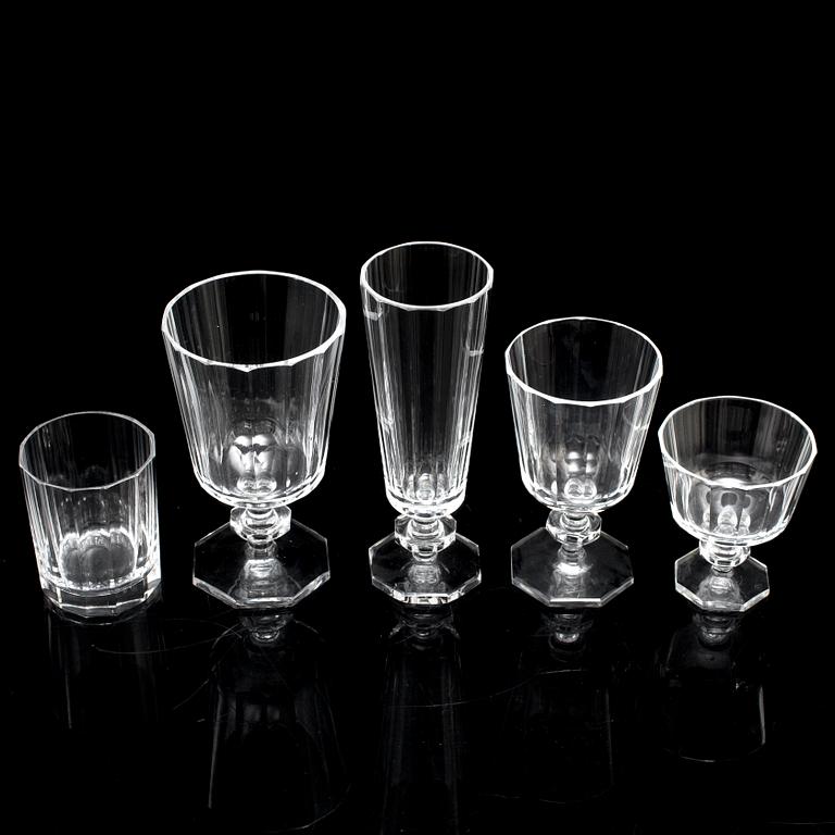 ELIS BERGH, A set of 65 glasses 'Karlberg', Kosta.