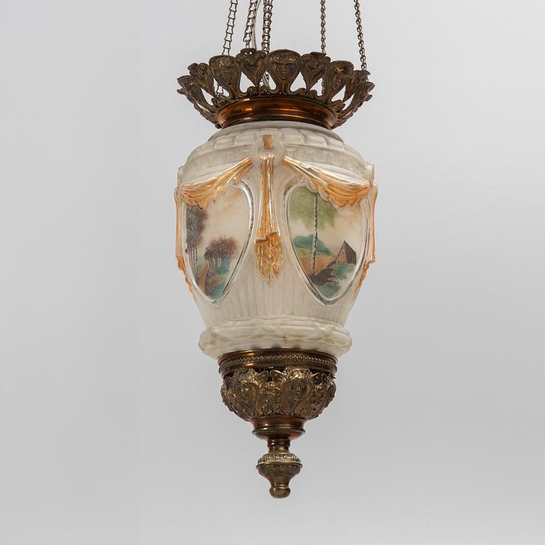 Ceiling lamp late 19th century.