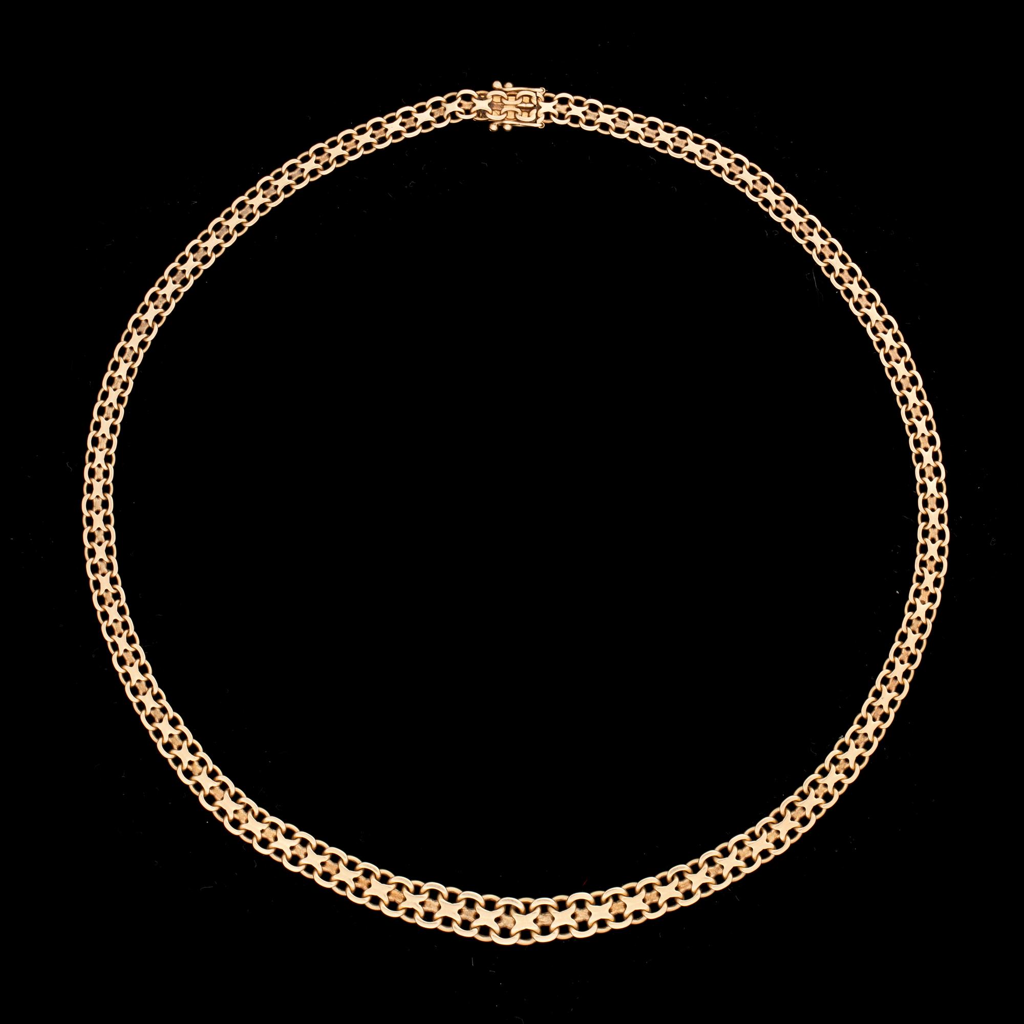 HALSLÄNK, 18k guld. Vikt ca 20g.