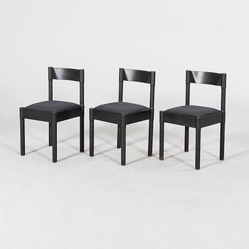 Vico Magistretti, a set of six chairs.