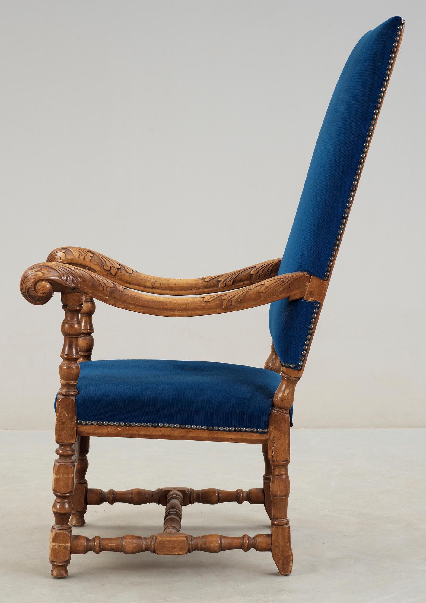 KARMSTOL, barock, 1700-tal.