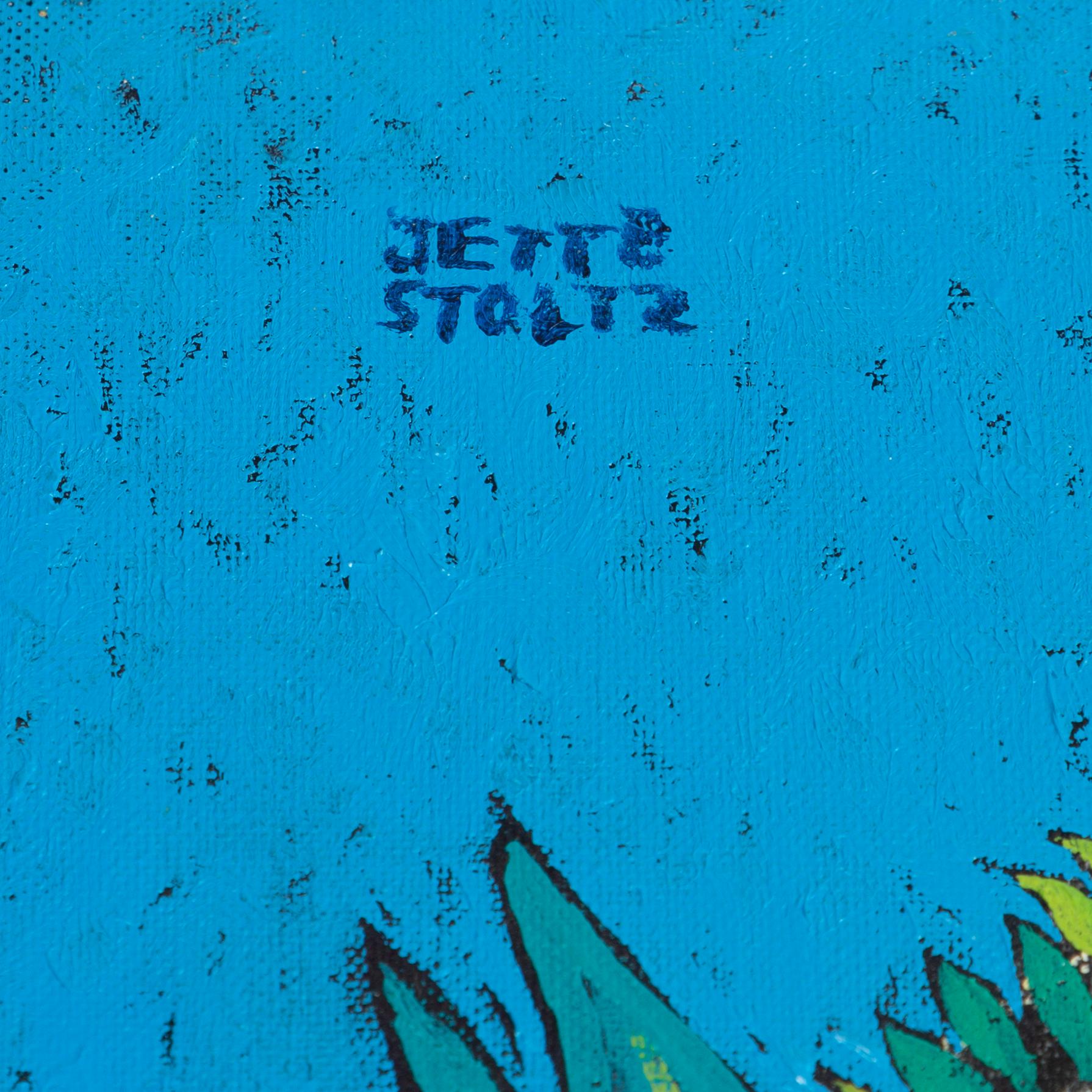 Jette Stoltz, oil on canvas, signed.